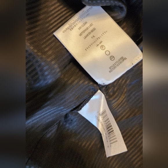 BCBGMaxAzria black one button blazer - Picture 5 of 8